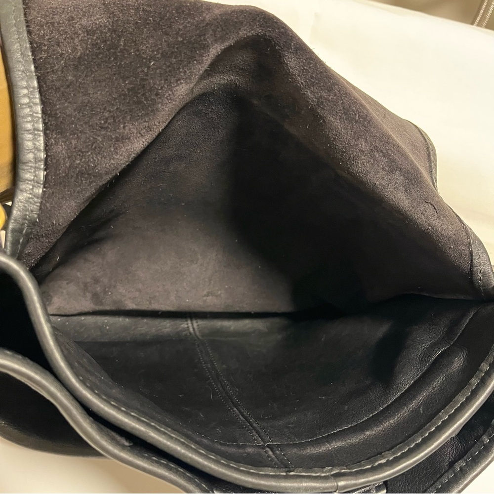 Coach Chic Lula’s Legacy Drawstring Shoulder Strap Bucket Leather Bag, Black - Picture 11 of 11